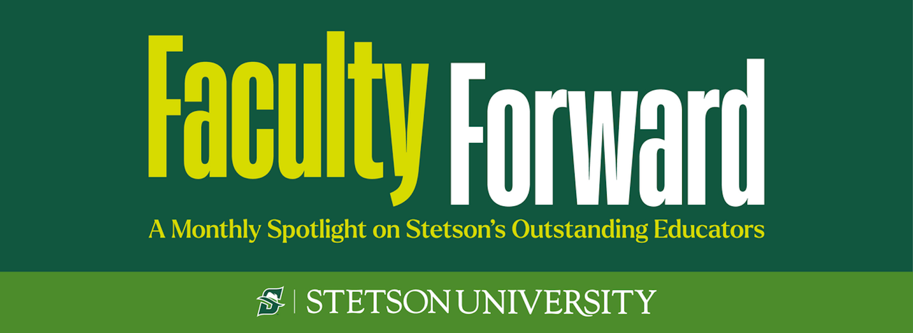 Faculty Forward feature banner